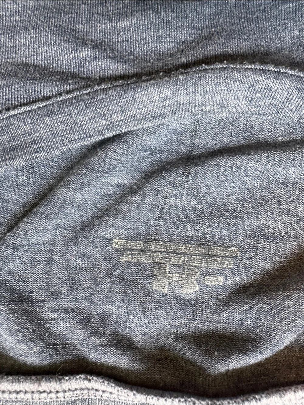 Under Armour Gray Performance Logo Tee lacrosse